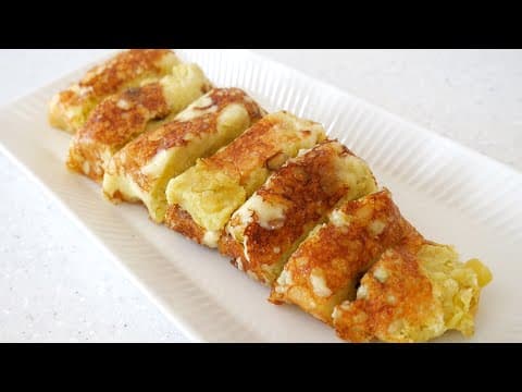 고구마, 치즈만 있으면 되는 No오븐! 초간단간식