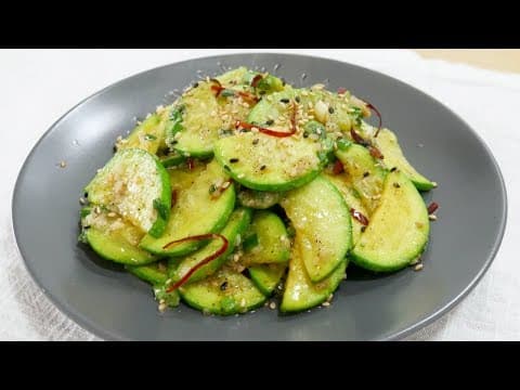 애호박볶음 ( Stir fried zucchini )