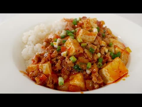 마파두부를 호불호 없는 가족들이 다 좋아할 맛으로 탄생!