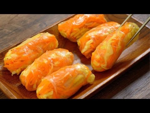 양배추와 당근을 이렇게 먹으니 왕창 먹게 됩니다😁