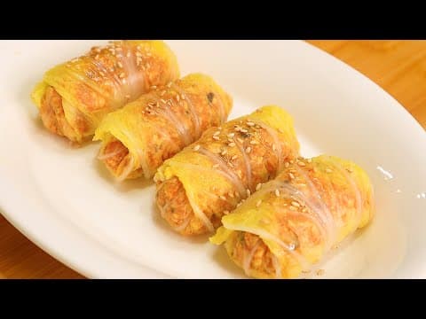 배추와 두부를 이렇게 드세요! 단백질 가득 맛있는 한끼가 완성됩니다👍💯