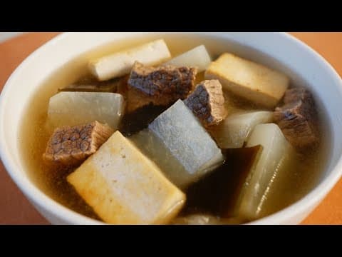 꿀팁공개❤️제대로 [탕국] 끓이는 방법  - 두부는 그냥 넣지 말고 이렇게 해보세요~  깊고 구수한 맛이 10배는 올라갑니다!