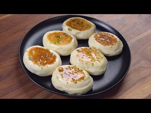 오븐 없이 치즈빵 만들기 | 부드럽고 폭신한 허니 버터 치즈빵(4K)