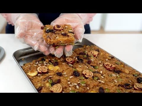 약밥이 이렇게 쉬워요~재료 넣고 밥솥에 취사만 누르면 완성되는 약식 ( yakbap/ Korean Rice Cake  ENG SUB )