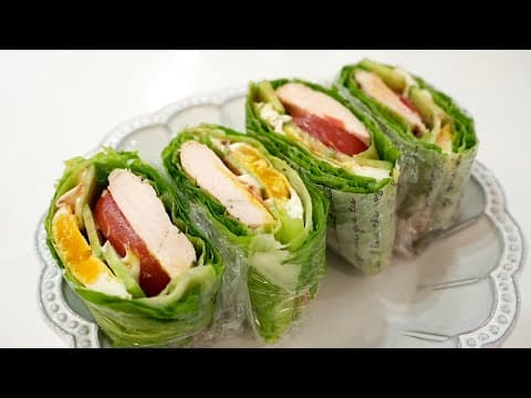 빵없이 살 걱정 없는 상추 샌드위치🥪소풍 도시락 피크닉 브런치