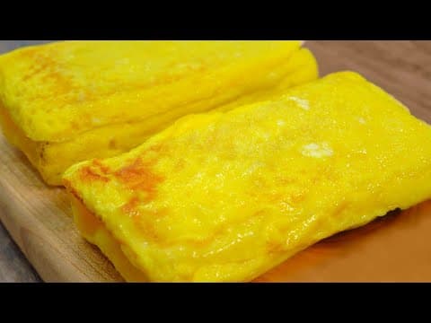 식빵과 계란! 아침에 이렇게 만들어 먹으면 부드럽고 정말 맛있어요😁