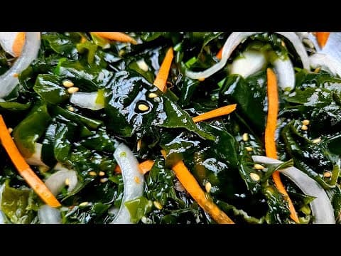 기발한 마른미역무침 사계절내내 최고입니다