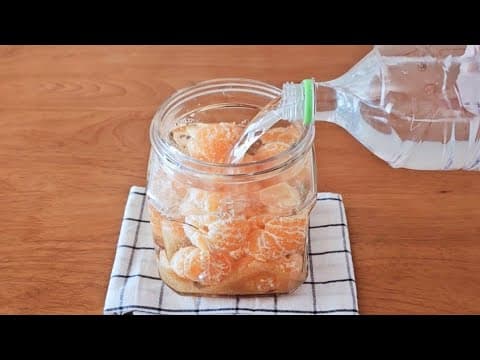 귤 이 방법은 몰랐죠? 시들거나 뒤쳐지는 귤 이렇게 하면 1년 내내 맛있게 먹어요! 귤 맛있게 먹는 3가지 방법. 귤맛술 귤청 귤잼