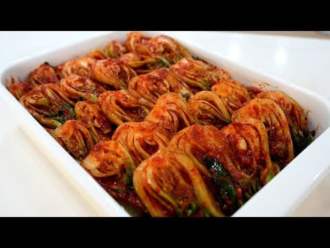 열무김치 생각 안 날만큼 시~원하다는 청경채김치 👍 봄,여름을 시원하게 책임져줄 김치