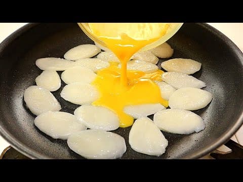 떡국떡에 계란을 부으세요! 간단하면서 색다른 떡국떡 요리👍