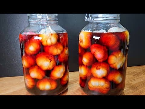 "통마늘 장아찌" 아린 맛은 "이걸"로 빼고 완벽한 간장물 비율 공개합니다