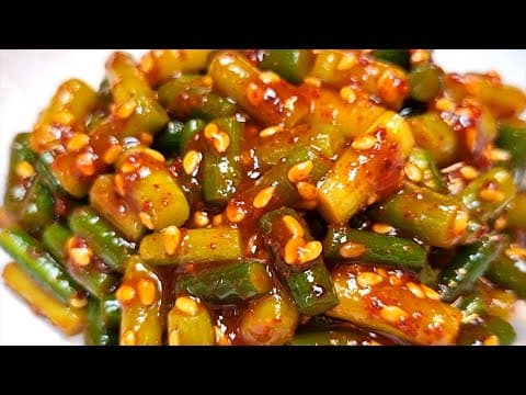 마늘쫑이 있다면 이렇게 해보세요 입에 짝짝 붙습니다