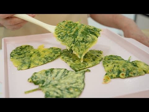 고구마잎 절대 버리지마세요. 이렇게 먹으면 쫀득하고 고소합니다!