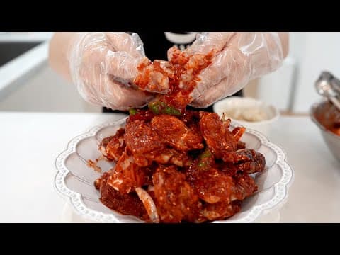 명절 인기반찬 💥양념게장💥 ~양념이 킥❗  냉동꽂게로 해도 맛있고~ 제철 가을꽂게도 맛있어요~