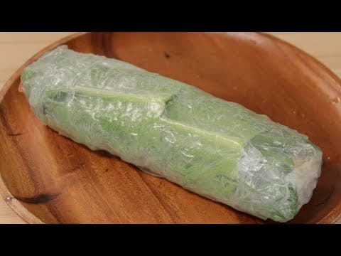 상추를 이렇게 했더니 별거 아닌데 너무 너무 맛있어요