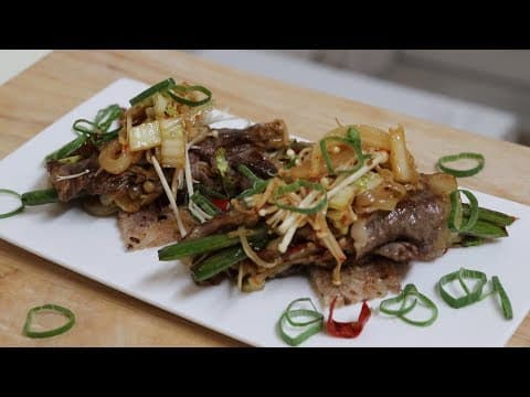 강슆 :)냉장고를 부탁해~ [고든램지] 달고 짭쪼롬한 ~ 퀵! 차돌박이 볶음말이  만들기 ~