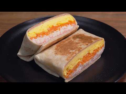 자취생도 쉽게 만들 수 있는 예쁜 도시락! 계란 브리또