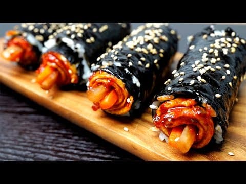 기발한 어묵김밥 이렇게 만들었더니 맛있다고 난리났어요