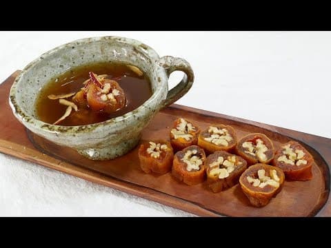 곶감말이 ( 명절 곶감정과, 곶감호두말이 )