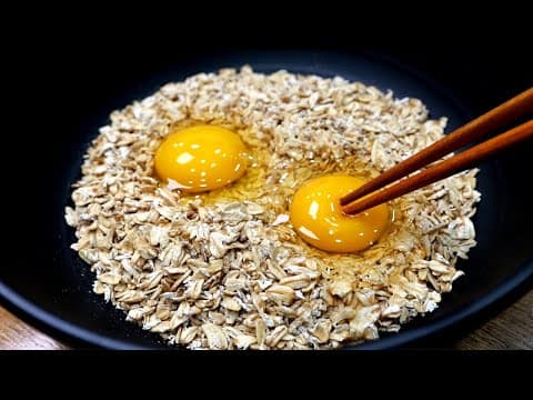 오트밀에 계란을 넣으면 깜짝 놀랄 맛입니다