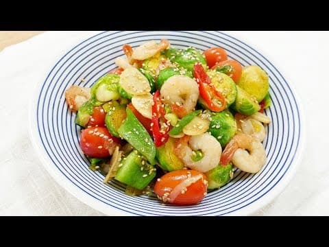 방울양배추볶음 ( Stir fried Cabbage )