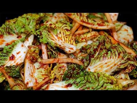 봄동겉절이가 맛있는 이유는? "이것" 때문입니다