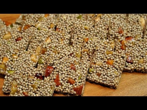 강정에 설탕 넣지 마세요! 달지않고 딱딱하지않은 들깨 견과류 강정은 이렇게 만들어요~ 수제 에너지바 만들기