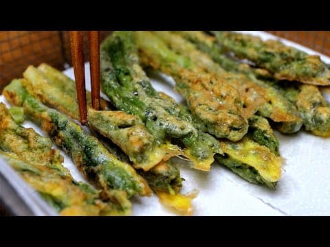 두릅전이 이렇게 맛있다니 놀랍습니다