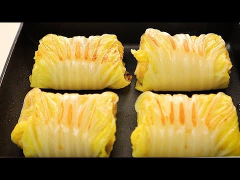 배추를 이렇게 드세요! 아삭쫄깃 단백질 가득 든든한 한끼가 완성됩니다👍💯