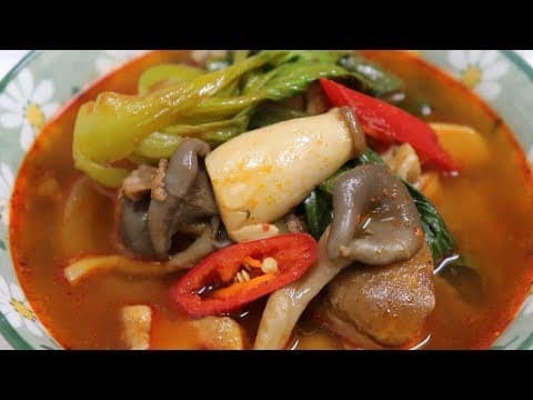 얼큰한 버섯찌개 끓이는법~ 느타리, 표고, 새송이 넣고~ [강쉪]