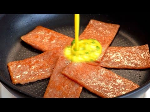 스팸 이렇게 만들어 보세요~!! 다른 반찬이 필요가 없습니다! 간단하고 맛있는 한끼 해결! 스팸 요리!