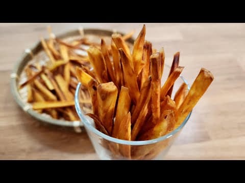 한번 손대면 멈출 수 없어요💥바삭함은 기본~고소하고 달콤한 고구마스틱 집에서 쉽게 만들어요~💯