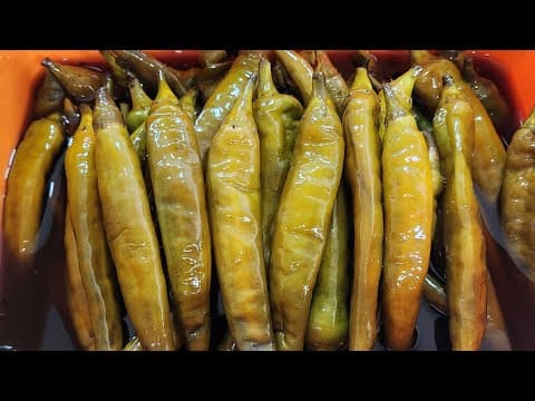 지금 담아야 겨우내 먹을 수 있어요❗️골마지 없이 알싸하고 아삭아삭한 청양고추장아찌 | 고추장아찌 | 깻잎장아찌