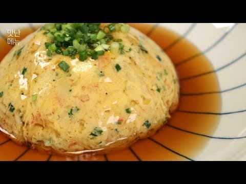 두부에 소스를 부어 이렇게 드세요! 부드럽고 톡톡 씹히는 맛이 정말 맛있어요