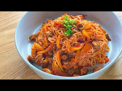 한 번만 보면 평생 써먹는 인생 비빔국수 레시피 🍜 : 수박 껍질 버리지 마세요! 밥반찬으로도 최고인 수박 무침 : Spicy Noodles.