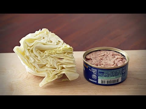 양배추와 참치는 이렇게 드세요‼️ 세상 간단하고 맛있습니다🤩