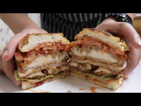 강슆:)햄버거 만들기/ 턱이 아픈 !  통살 치킨버거 만들기 & 먹방 [chicken bugger recipe]