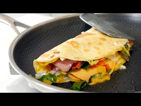 또띠아 제발 계란에 접어드세요. 맛있어서 무릎을 탁 칠걸요.