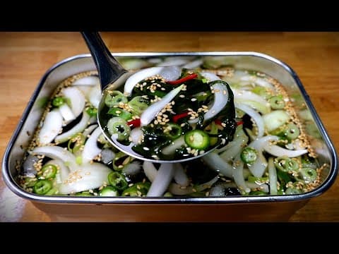 이렇게 맛있는 청각냉국은 처음 먹어봅니다