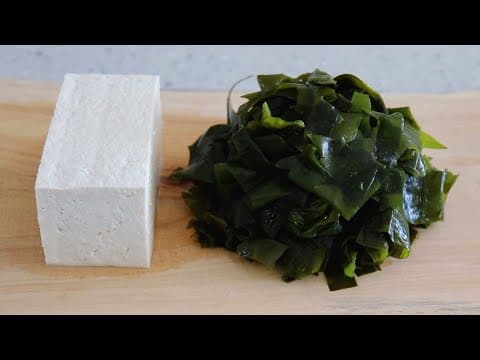 당신의 뼈와 혈관을 책임질 효자요리~ 👍 미역과 두부의 완벽한 궁합. 강쉪