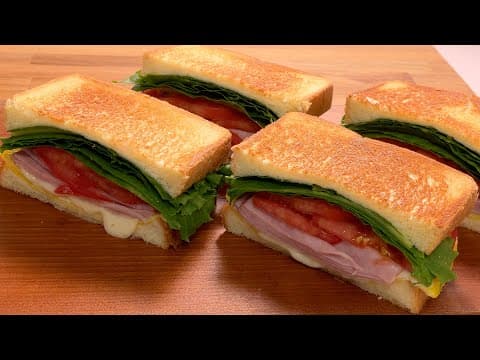 초간단 원팬 토스트 만들기! 겉 바삭한 아침 메뉴 강추!