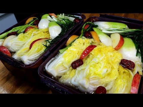 겨울동치미 이대로만 따라하면 100% 성공합니다