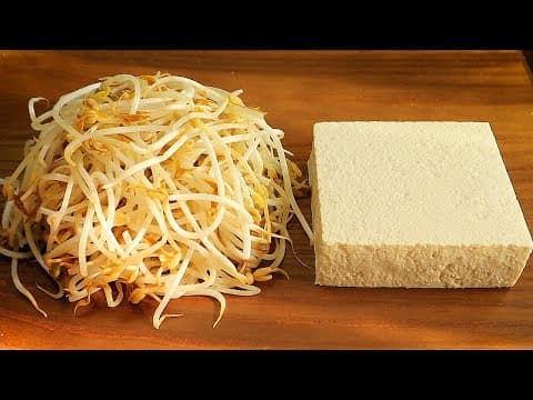 두부와 숙주는 이렇게 드세요! 간단하면서 영양가득한 두부 요리👍