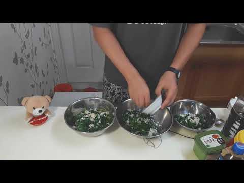 강쉪 : ) 나물 무침 / 깻잎순 나물 3가지 맛  동시에 무침 만드는 법~ 간장, 쌈장, 고추장 콜라보 ~