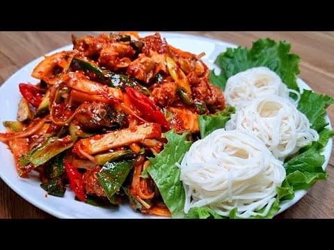 [골뱅이무침] 초보도 100% 성공 보장 이 양념장 하나면 끝