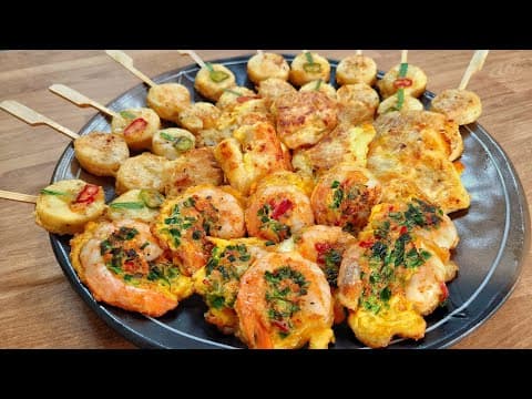 명절 식탁 분위기 살리는 간단하고 쉬운 전만들기💥온가족 시선 사로잡고 맛도 끝내줘요~💯관자전 새우전 동태전