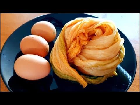 묵은지는 이렇게 드세요❗입맛도 살리고 변비예방에도 좋아요👍봄철 입맛 살리는 묵은지 계란요리