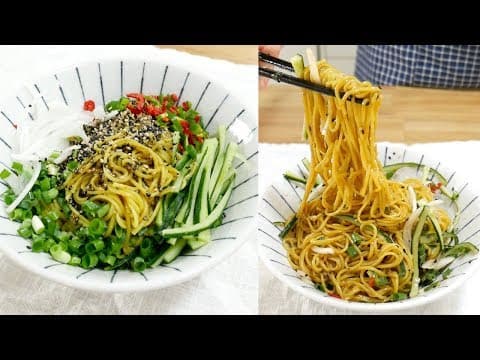 쯔유 간장 국수 & 쯔유 비빔 국수