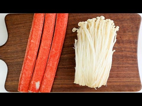 팽이버섯은 이렇게 드세요! 간단 반찬으로 좋은 색다른 팽이버섯 요리👍