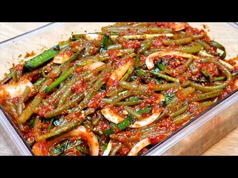 고구마순이 이렇게 맛있는 김치가 되다니 놀랍습니다!